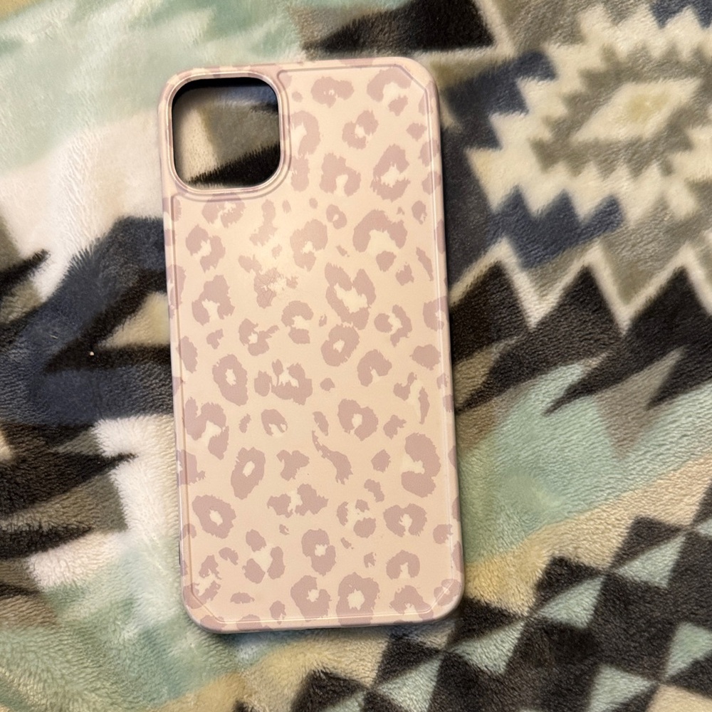 Leopard Print Phone Case - Pink